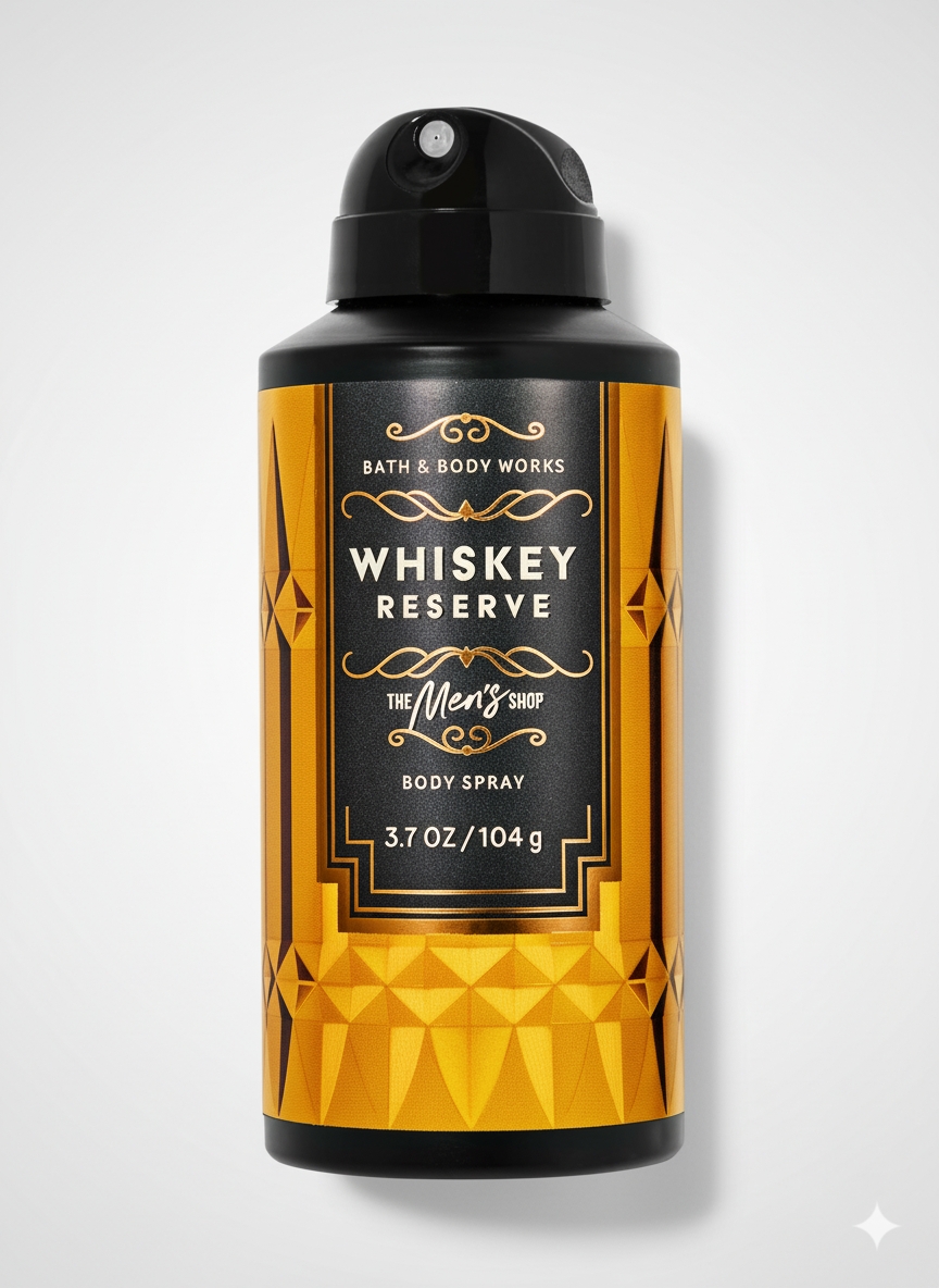 Whiskey Reserve Body Spray for Men
