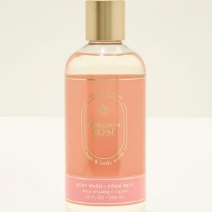 Heirloom Rose Body Wash + Foam Bath
