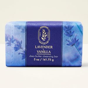 Lavender + Vanilla Shea Butter Cleansing Bar