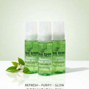 Tea tree foaming face wash
