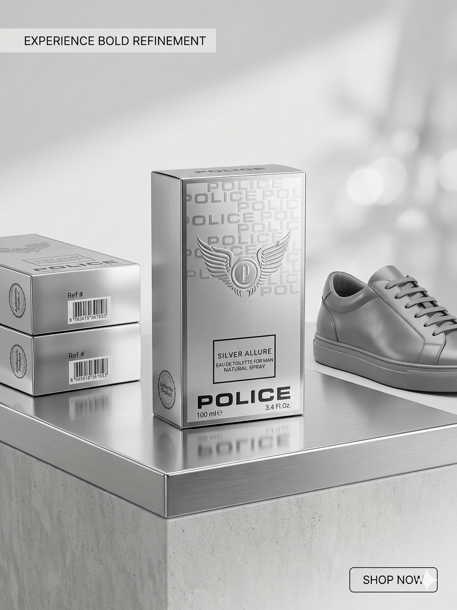 Police Silver Allure Eau de Toilette for Men